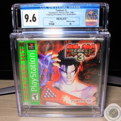 拳③ CGC 9.6 A+ - Tekken 3 [Greatest Hits] PlayStation 1, PS1 1998 NEW