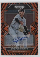 2022 Panini Prizm Draft Picks Tiger Stripes 6/25 Cooper Hjerpe #PDP22 Auto 06z2