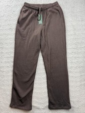 Wild Fable Sweatpants Juniors Small Brown Fleece Straight Leg Drawstring Lounge