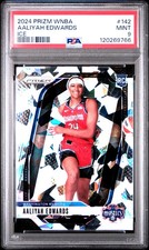 2024 Panini Prizm WNBA - AALIYAH EDWARDS #142 - Ice Rookie - PSA 9 - Ice ROOKIE
