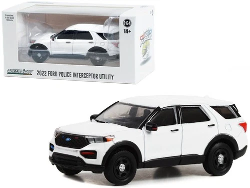 2022 Ford Police Interceptor Utility White "Hot Pursuit" "Hobby Exclusive" Serie