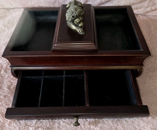 Vintage BOMBAY CO MENS JEWELRY BOX With LION - Picture 3 of 8
