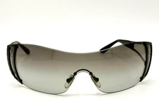 Versace MOD.2058-B Sunglasses 1009/8G Black/Grey Gradient Lens