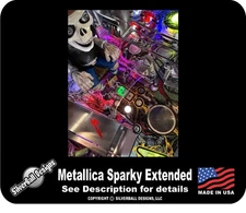 METALLICA REMASTERED Pinball Sparky Extended Air Ball Protective Acrylic Plastic