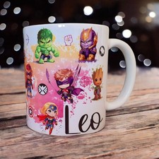Marvel Inspired Superhero Personalised 12oz Mug - GIFT IDEA