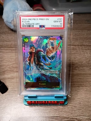 PSA 10 One Piece OP02-121 SEC* Kuzan SEC Alt Art Secret Rare PRB01