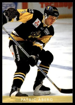 1995-96 Leaf Elit Set Sweden Patric Åberg AIK #7