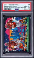 2024 Donruss Optic Downtown Duos Black Pandora Patrick Mahomes/Kelce #3 