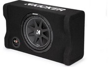 Kicker 48CDF104 Single 10" Down-Firing Comp 4-Ohm Sub Enclosure