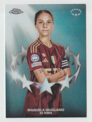 2024-25 Topps Chrome UEFA Women's CL Manuela Giugliano Noble One #NO-7