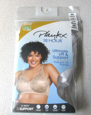 NEW PLAYTEX 18 HOUR 4745 ULTIMATE LIFT SUPPORT NATURAL LIFT PANELS BRA 38D WHITE