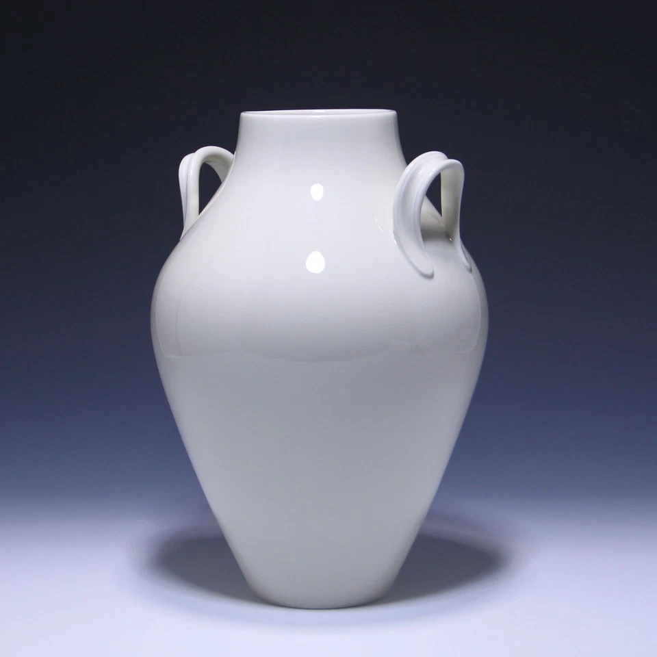 Große Fürstenberg Henkelvase Form 1190/5 - 1950er Jahre Entwurf Wagenfeld? - Bild 3 von 4