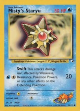 MISTY'S STARYU 90/132 GYM HEROES MP C UNLIMITED MP