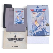 Top Gun Nintendo Entertainment System NES Complete in Box CIB-Great Condition!