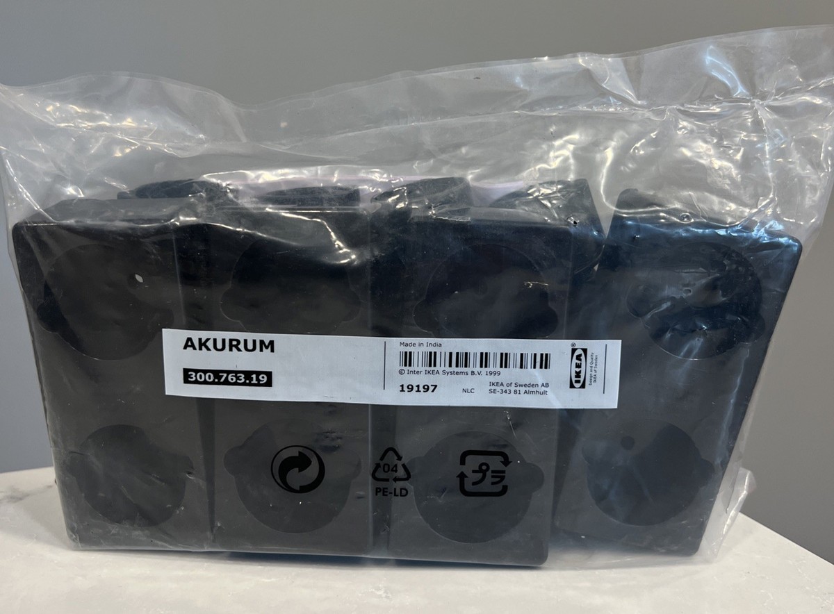 Ikea Akurum 300.763.19 19197 Faktum Kitchen Cabinet Legs Set of 4