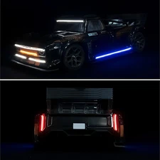 RCBATER LED Strip Light Kit For ARRMA Infraction BLX 3S RC 1:8 Buggy Car Upgrade