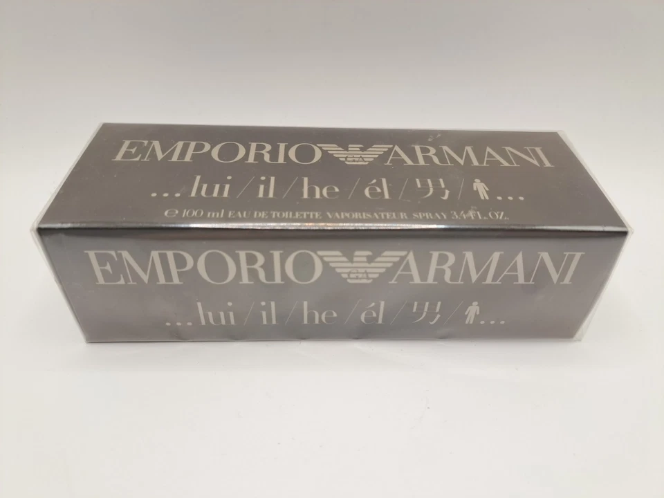 Emporio Armani He por Giorgio Armani 100 ml 3,4 OZ eau de toilette spray para hombre Foto 2 de 4