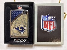 Los Angeles Rams Zippo Lighter Made In USA • UNUSED • NFL Football Rare 2016 NEW