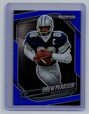 2025 Panini Prizm Black #39 Drew Pearson Prizms Blue #/199