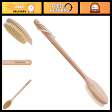 Extra Long Beechwood Bath Brush - Natural Pig...