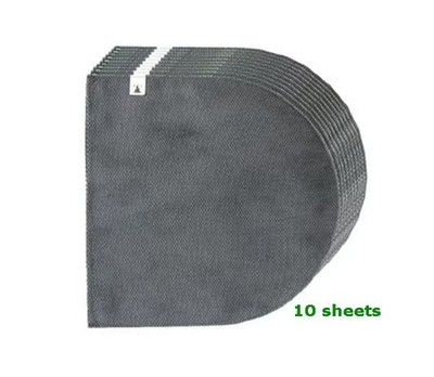 KOJO statisch-dämpfende weiche Hüllen für LP Schallplatten (10 Hüllen) KE01-10