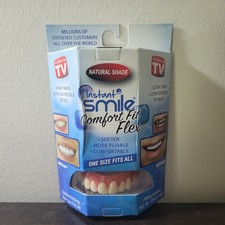 Instant Smile Comfort Fit Flex Natural Shade Upper Veneer Cosmetic Fake Teeth