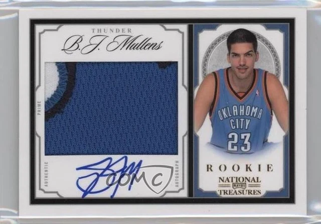 2009-10 Playoff National Treasures Century Gold 9/25 Byron Mullens BJ Patch 1u6