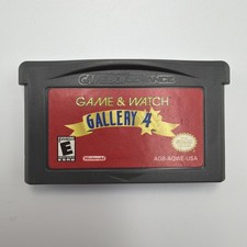 Game & Watch & Gallery 4 Game Boy Advance Nintendo GBA Authentic Saves Mini Game