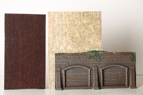 Todavía H0 muro porticado y muro de espuma rígida, 3 placas decorativas Faller (353443) | Condition: Gebraucht