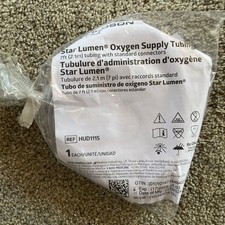 Hudson Star Lumen Oxygen Supply Tubing 7 Ft. New In Package HUD1115