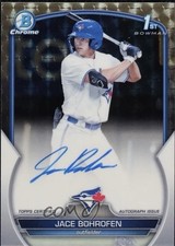 Jace Bohrofen Auto 2023 Bowman Draft Chrome Prospect Superfractor 1/1 Blue Jays