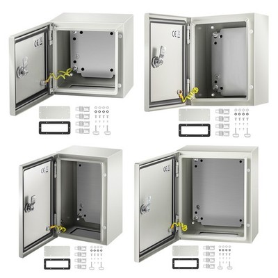 VEVOR 8'' 10'' 12'' Metal Electrical Enclosure IP65 Waterproof Wall Junction Box