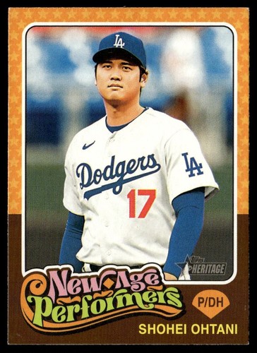2024 Topps Heritage New Age Performers Shohei Ohtani Los Angeles Dodgers #NAP-1