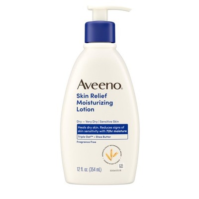 Moisturizing Lotion, Fragrance Free, 12 oz by Aveeno 354.88 ml (1er Pack) 