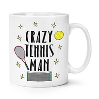 VerrüCkte Tennis Mann 284Ml Becher Tasse - Lustig Sport