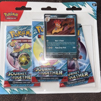 Pokemon Scarlet & Violet Journey Together 3-Pack Blister UPC: 196214124233