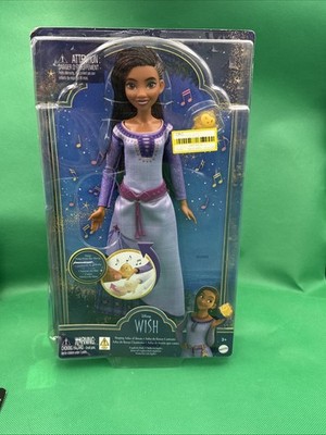 Disney Wish Singing Asha of Rosas Fashion Doll & Star Figure, Posable