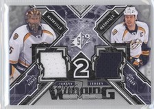 2013-14 SPx Winning Combos Pekka Rinne Shea Weber #WC-RW HOF 0e5