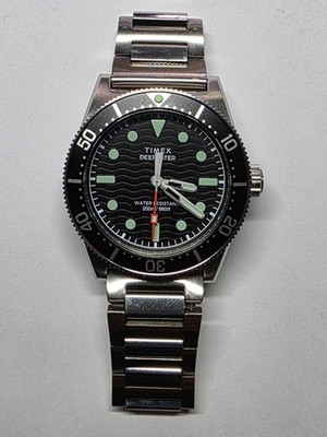 Timex Deepwater Reef 200M Stainless 41MM Sapphire TW2W5200 With Box Runs Good