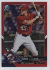 2018 Bowman Chrome Red Refractor /5 Andrew Stevenson #56 0u8i