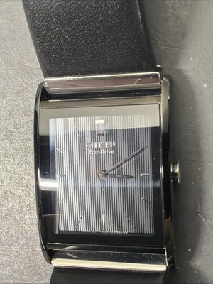 Citizen Eco-Drive Men s Dress Watch B023-S036577-HSB,  Black Dial, Works Perfect
