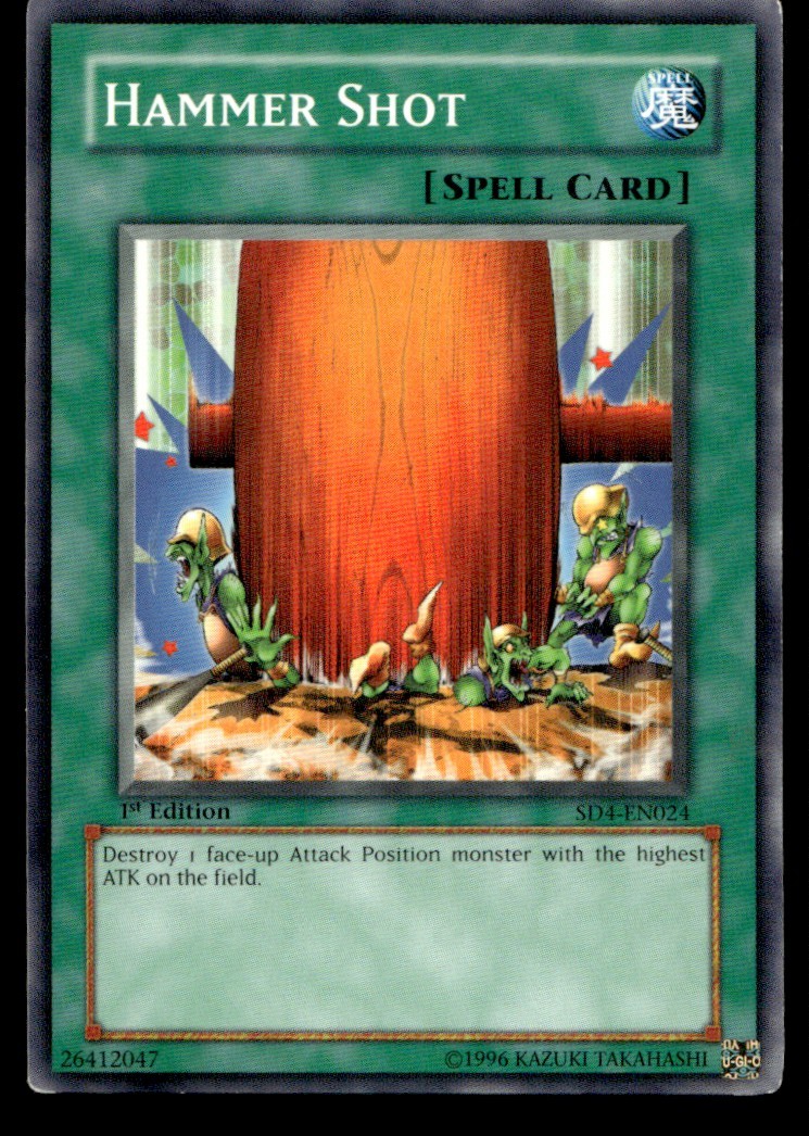 Hammer Shot SD4 SD4-EN024 MP YuGiOh Buy 10 Get 10 Free | Free Ship