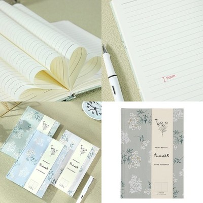 A 5 Stationery Notebook Flower Notebook A 5 Notepad Travel Notebook for School