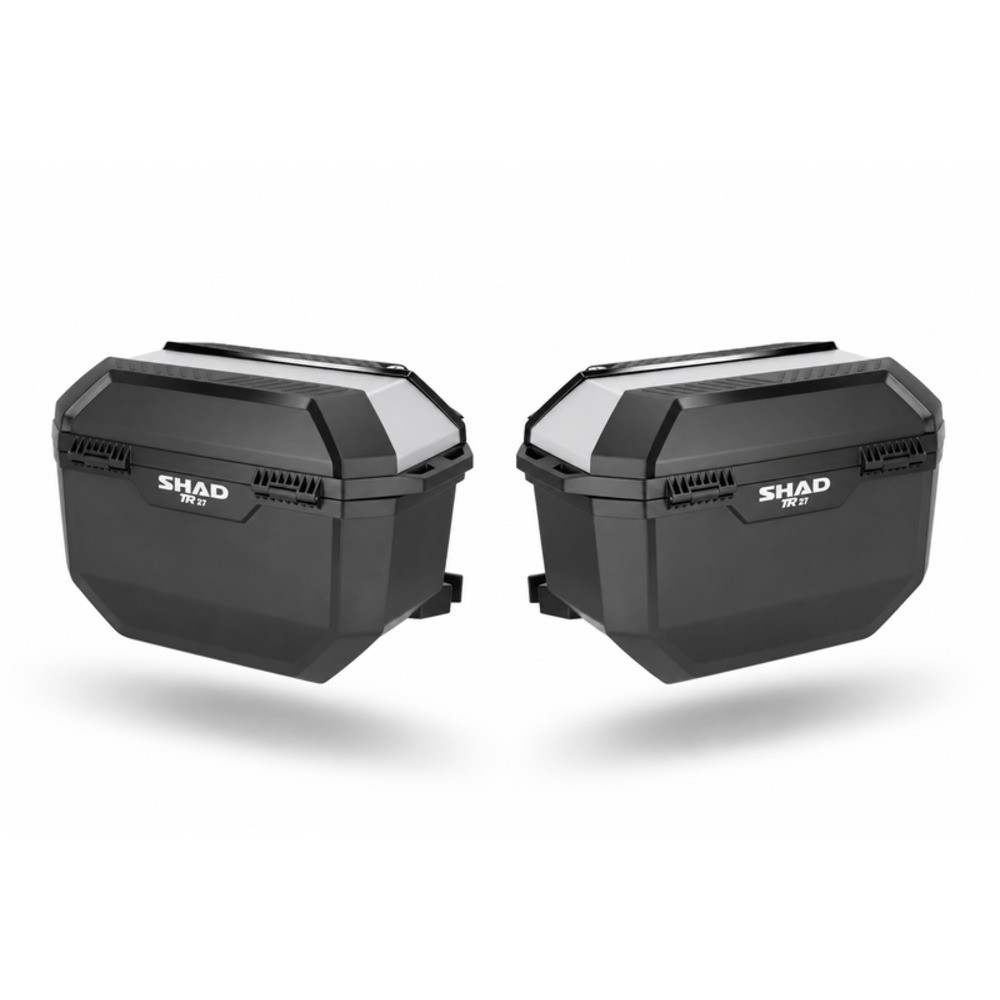 Shad TR27 Motorbike Motorcycle Luggage Storage Panniers - Aluminium - Image 3