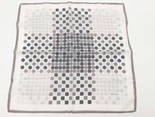 Tom Ford Gray Circle Square Ombre Silk Pocket Square Do1225pxde