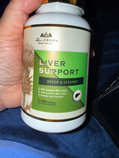 Dr. Crown Liver Support Detox Cleanse NSF 120 Caps EXP 7/5/28 new
