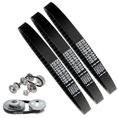3pcs Replacment for Torque Converter Clutch Drive 5959 Belt Go Kart  30 Series