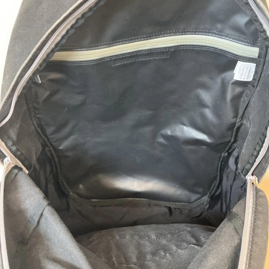 Porter Black Canvas Backpack Distressed Simple De… - image 10