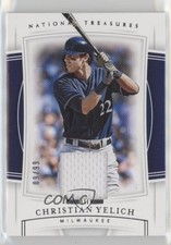 2020 Panini National Treasures 9/99 Christian Yelich #73 1k4m