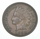 XF 1895 Indian Head Copper Cent Penny - High Grade Sample